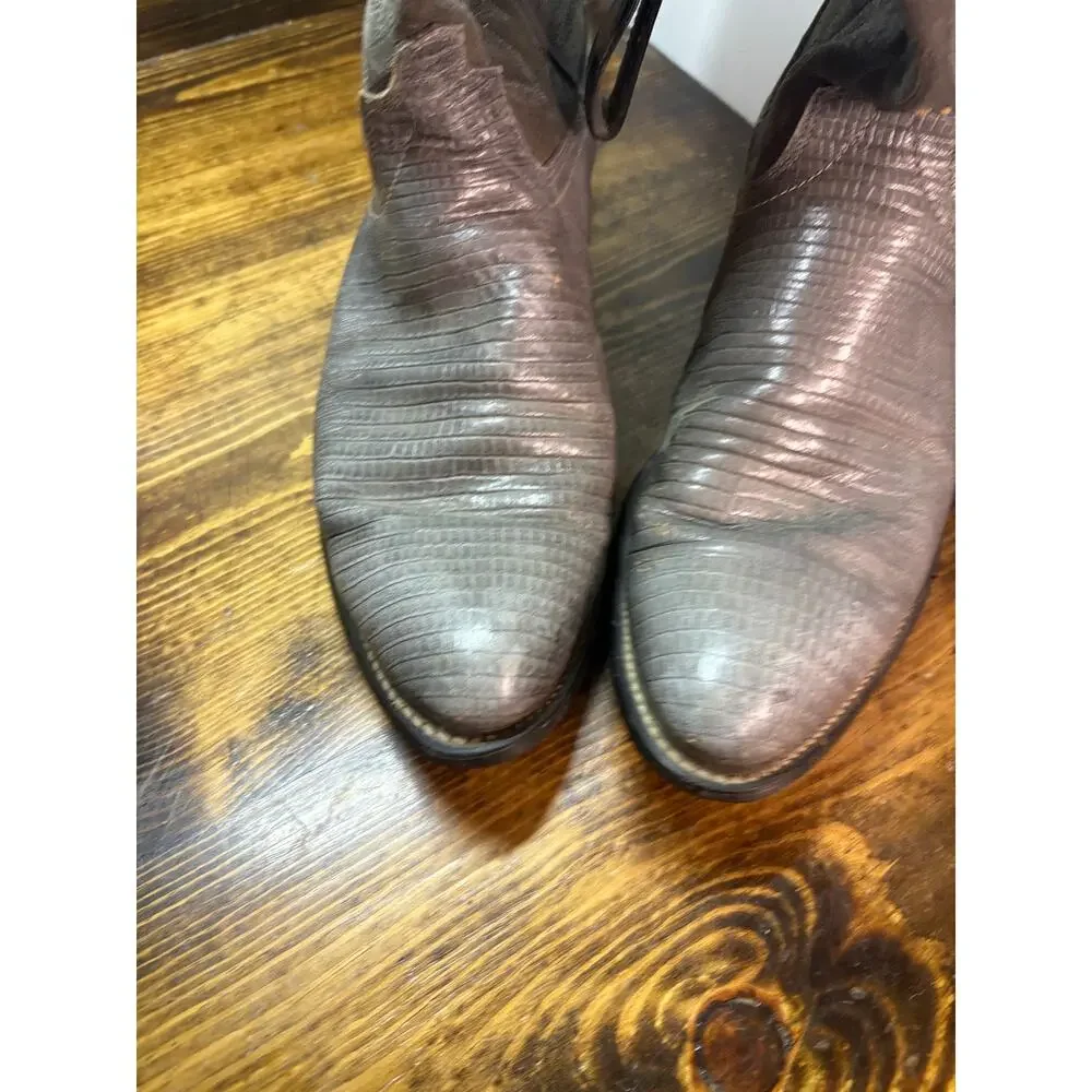 Laredo Gray Cowboy Boots Size 9
